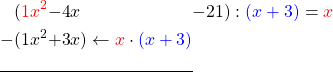 division algorithm for polynomials proof